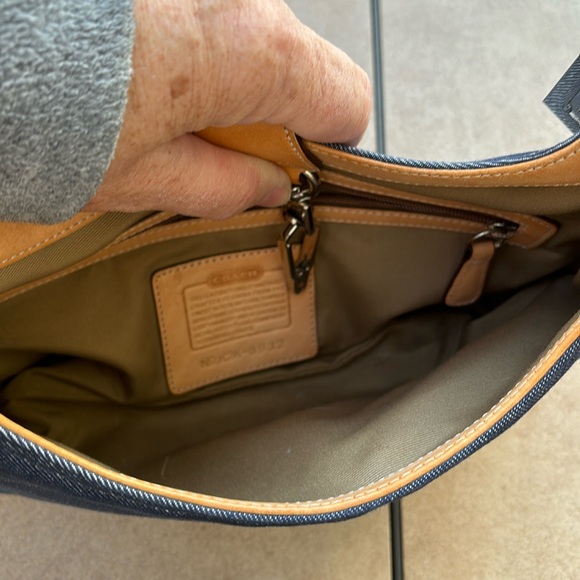 COACH LADIES BLUE DENIM BAG-K2K-8932 - Picture 12 of 13